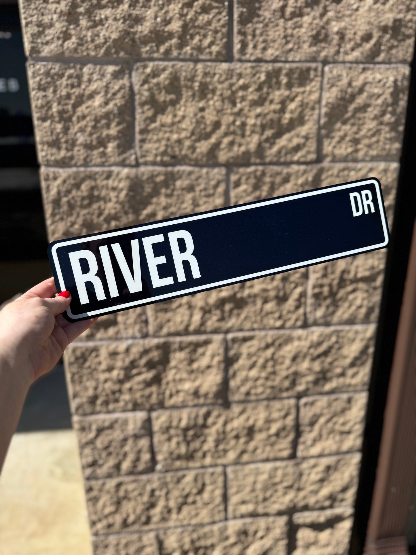 Personalized Sublimated Street Signs 4x18 (No Holes - One Sided)
