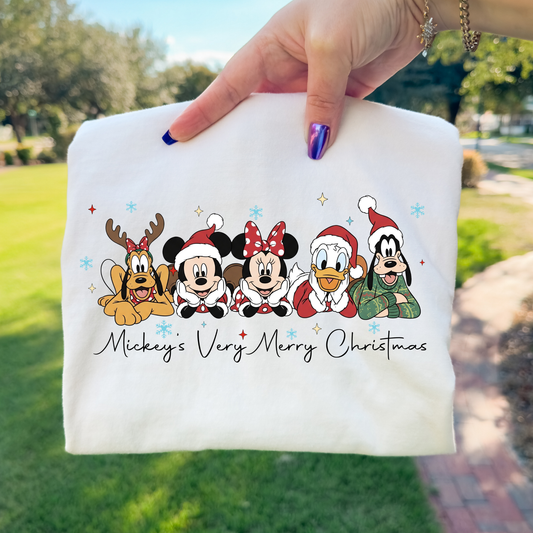 Mickey's Very Merry Christmas Full Color DTF Transfer