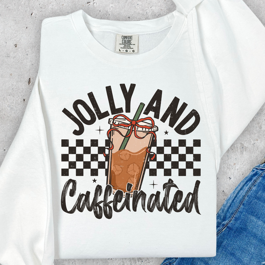 Jolly and Caffinated Full Color DTF Transfer