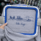 Lake Days (Line Art) Embroidered Sweatshirt/T-Shirt