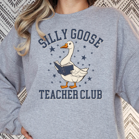 Silly Goose Teachers Club Full Color DTF Transfer