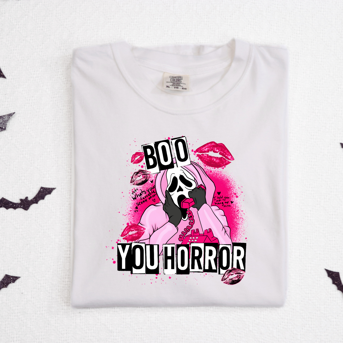 Boo You Whore Scream Full Color DTF Transfer