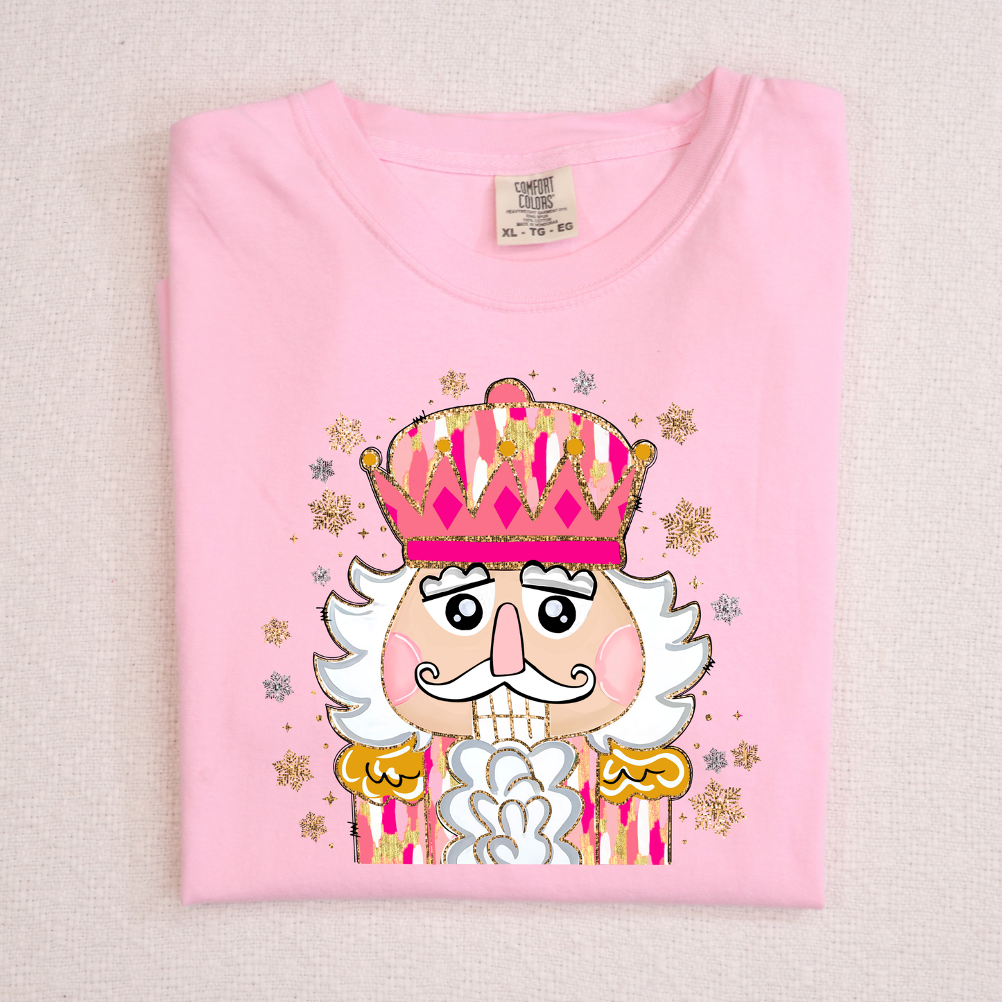 Pink Nutcracker Full Color DTF Transfer