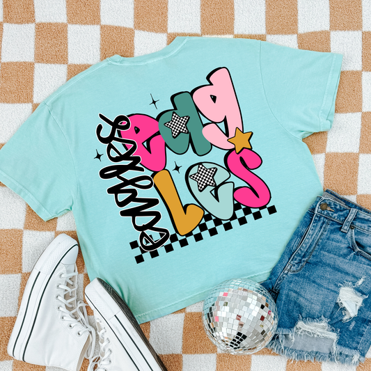 Eagles (Stacked Checkered Stars) Full Color DTF Transfer