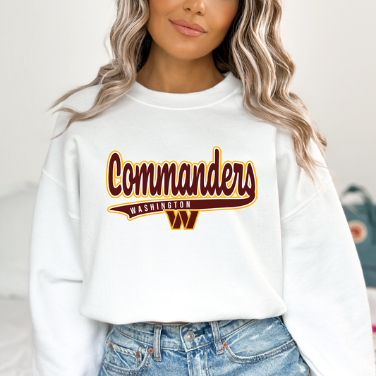 Commanders (Swoop Design) Full Color DTF Transfer