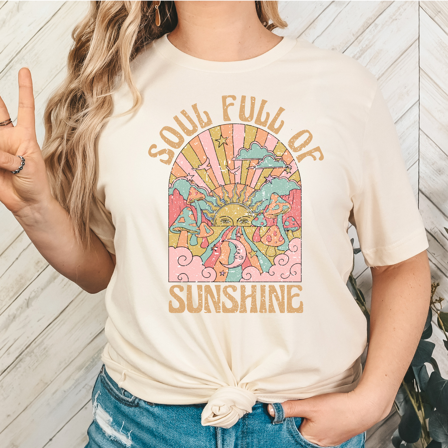 Soul Full Of Sunshine Full Color DTF Transfer