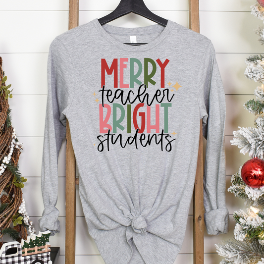 Merry Teacher Bright Students Full Color DTF Transfer