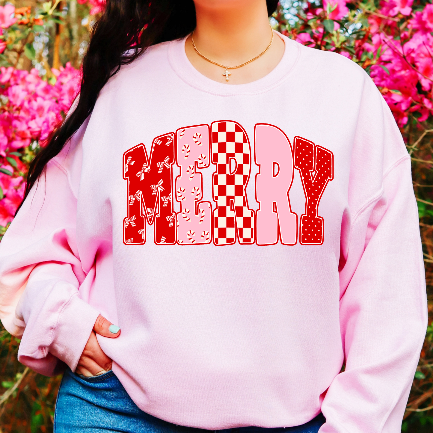 Merry Full Color DTF Transfer