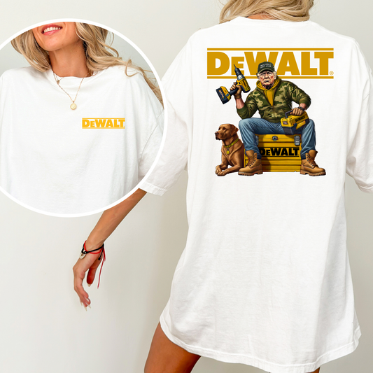 Dewalt Trump Full Color DTF Transfer