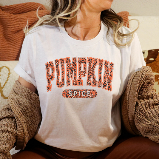 Pumpkin Spice Text Full Color DTF Transfers