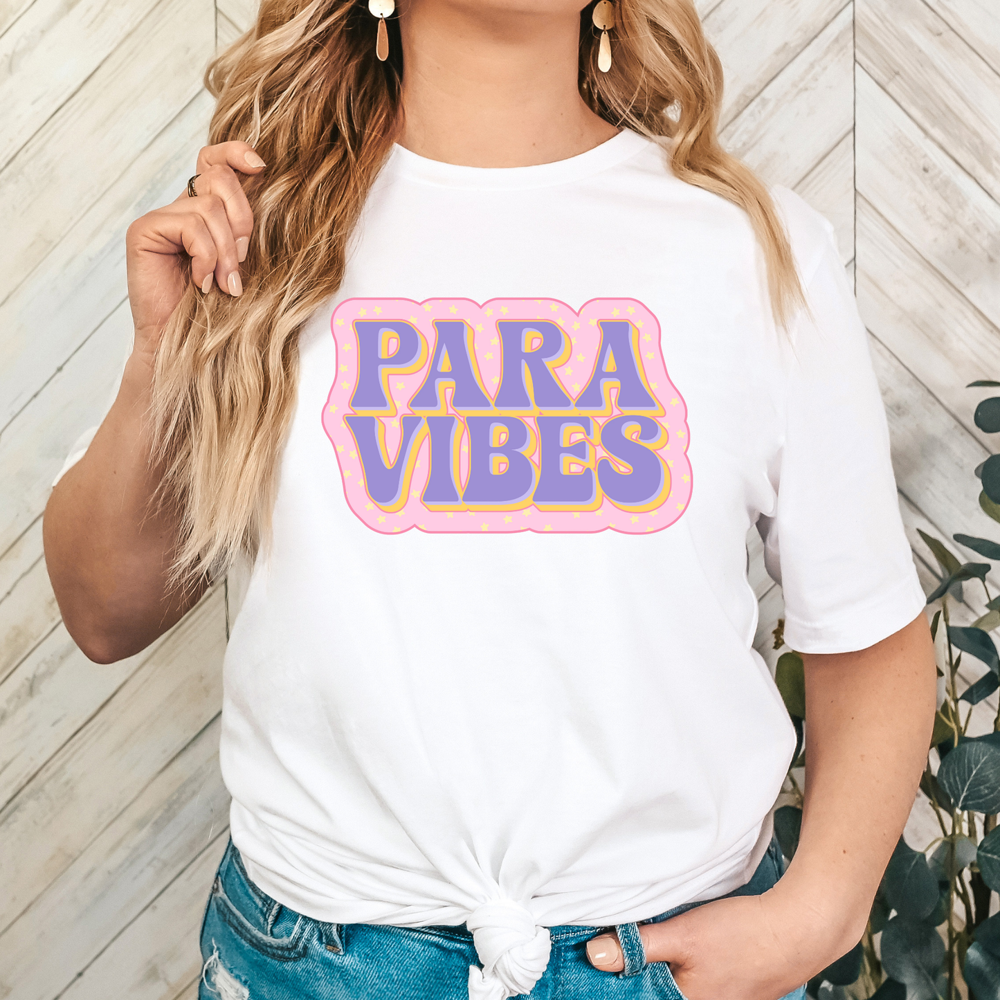 Retro Para Vibes (Purple) Full Color DTF Transfer