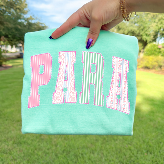 Para (Pink/Green) Full Color DTF Transfer