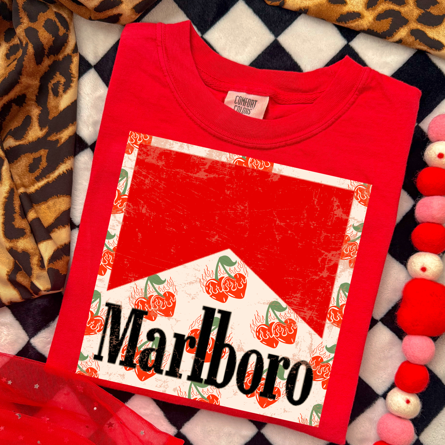 Marlboro Cherries Full Color DTF Transfer