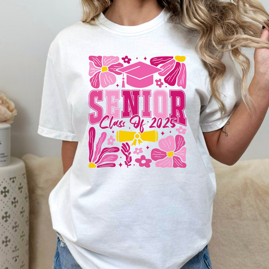 Senior Class of 2025 (Pink) Full Color DTF Transfer