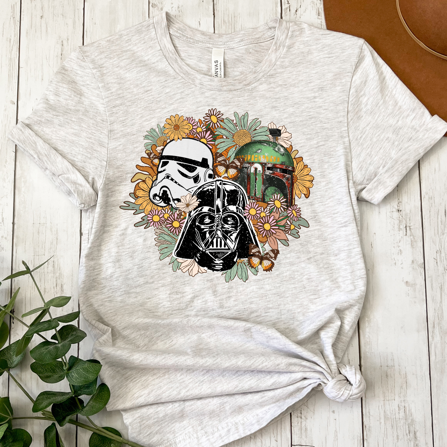 Star Wars Floral Background (May The 4th) Full Color DTF Transfer