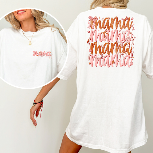Bow Mama Full Color DTF Transfer