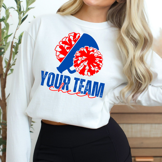 Customized Team Cheer Full Color DTF Transfer