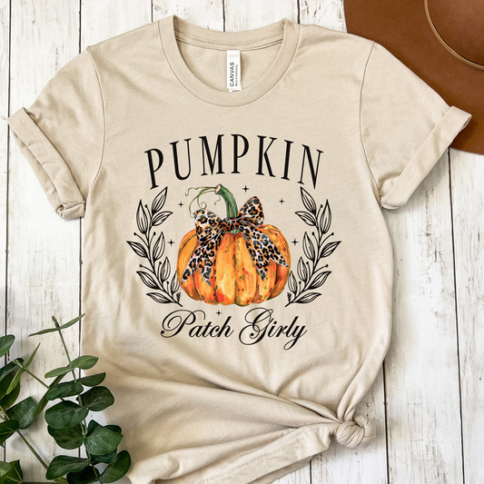 Pumpkin Patch Girly Full Color DTF Transfer