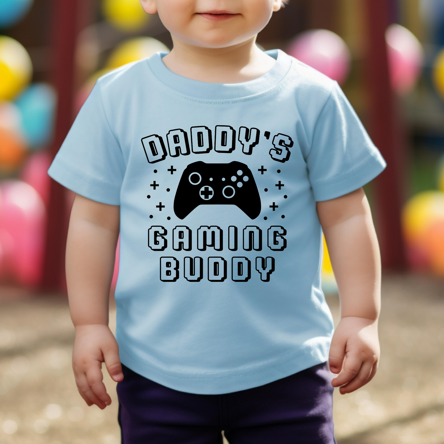 Daddys Gaming Buddy Full Color DTF Transfer