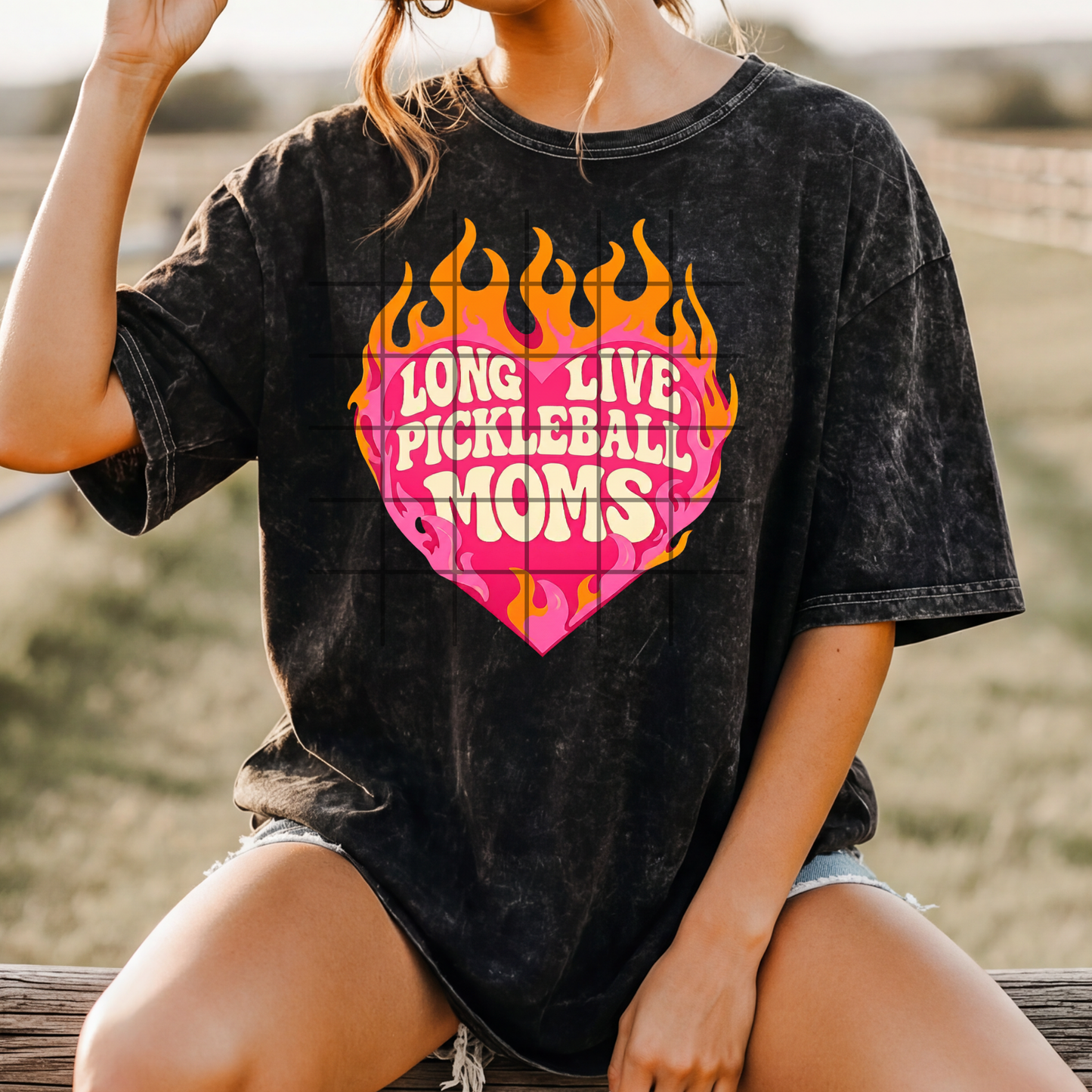 Long Live Pickleball Moms Full Color DTF Transfer