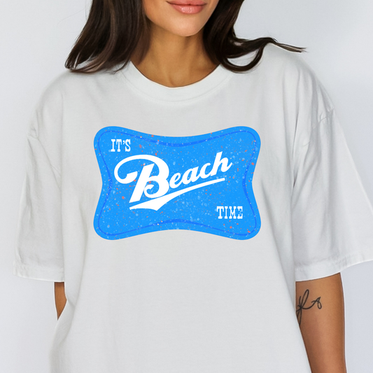 Its Beach Time Full Color DTF Transfer