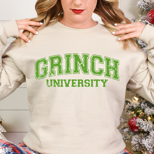 Grinch University Full Color DTF Transfer