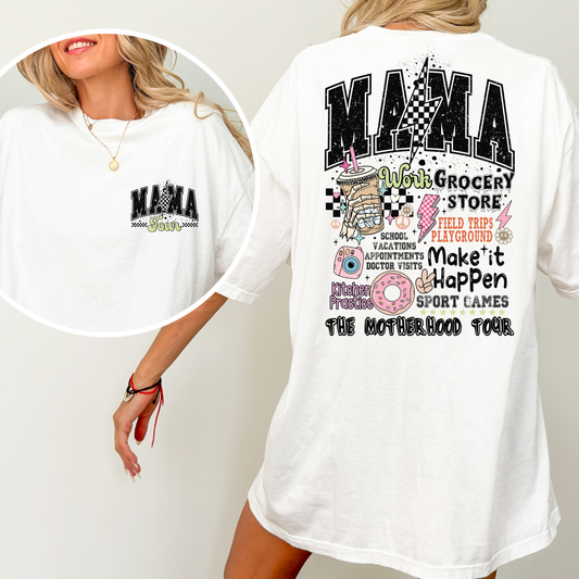 Mama Tour Collage Full Color DTF Transfer