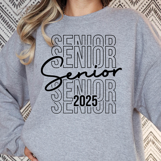 Senior 2025 (Repeat) Full Color DTF Transfer