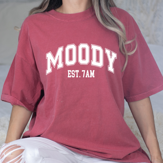 Moody Est 7am Full Color DTF Transfer