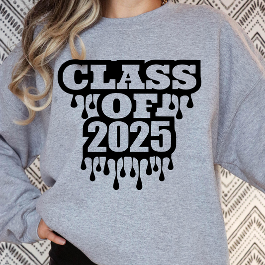 Class of 2025 Drip Full Color DTF Transfer