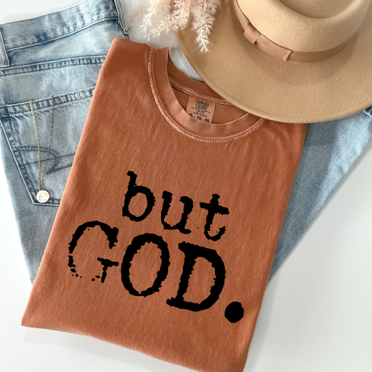 But God Full Color DTF Transfer