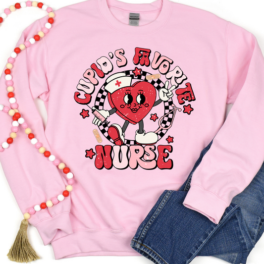 Cupids Favorite Nurse Full Color DTF Transfer