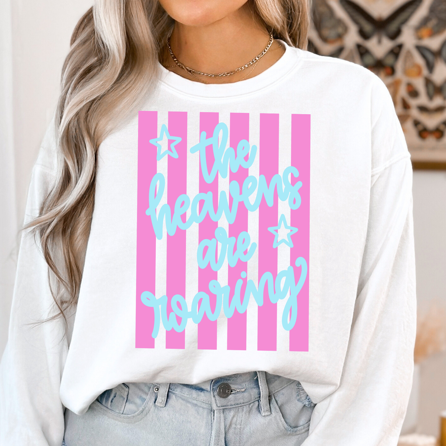 The Heavens Are Roaring (Striped) Full Color DTF Transfer