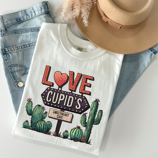 Love Cupid's Motel Sign Full Color DTF Transfer