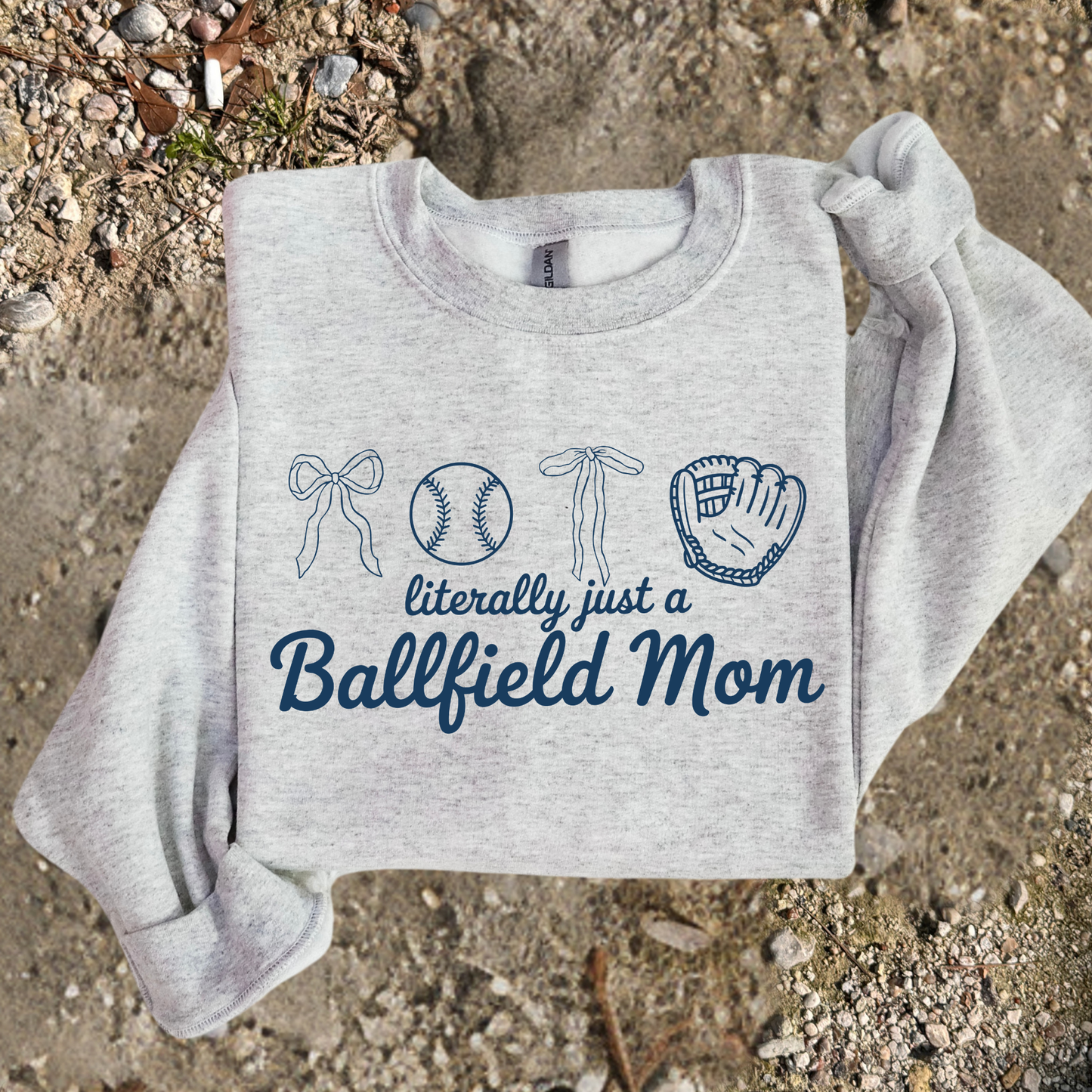 Literally Just a Ballfield Mom Full Color DTF Transfer