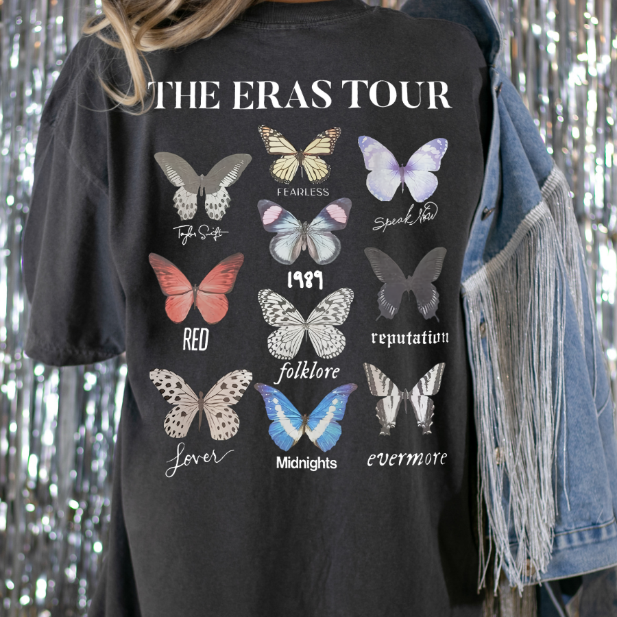 Taylor Swift Eras Tour Butterflys Full Color DTF Transfer