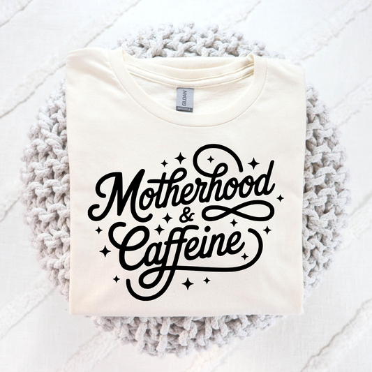 Motherhood & Caffeine Full Color DTF Transfer