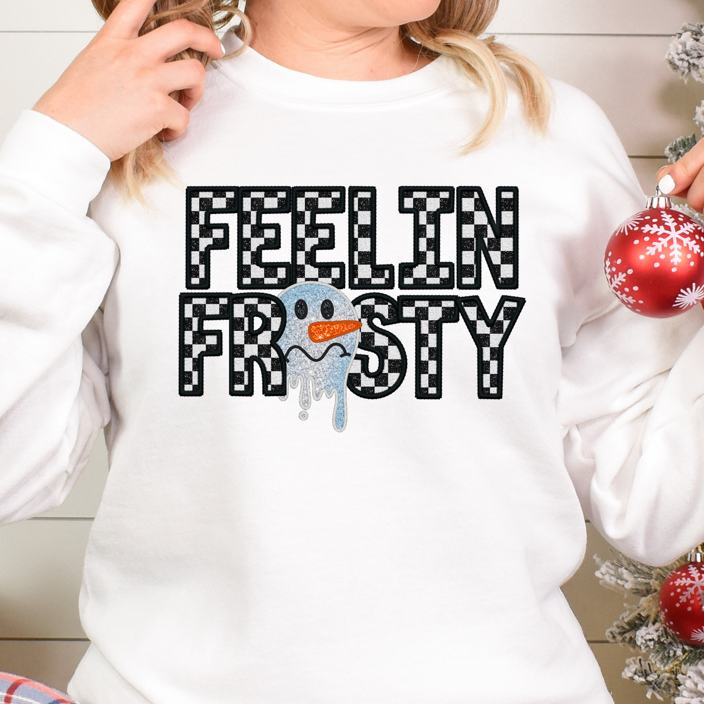 Feeling Frosty (Faux Sequin and Embroidery) Full Color DTF Transfers