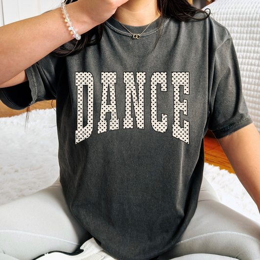 Polka Dot Dance (Varsity) Full Color DTF Transfer