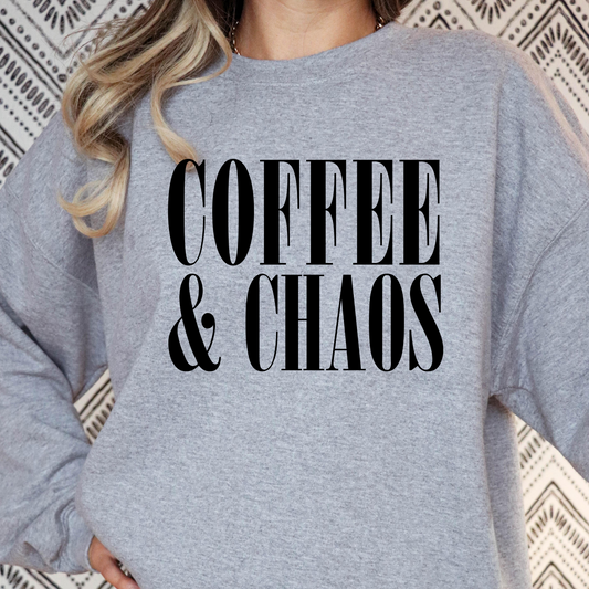 Coffee and Chaos - I'm The Chaos Full Color DTF Transfer