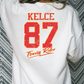 Kelce 87 Travis Kelce Chiefs Full Color DTF Transfer