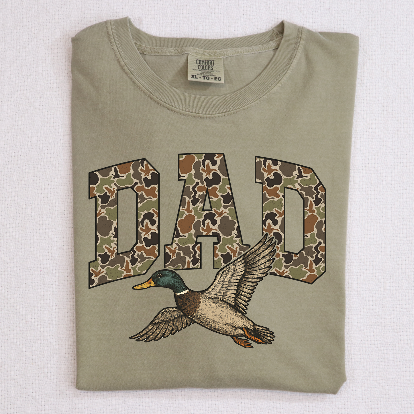 Dad (Camo) Duck Full Color DTF Transfer