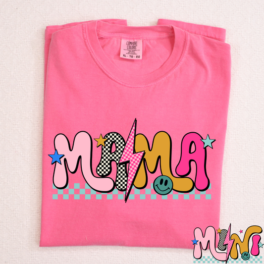 Mama - Mini Groovy/Retro Full Color DTF Transfer