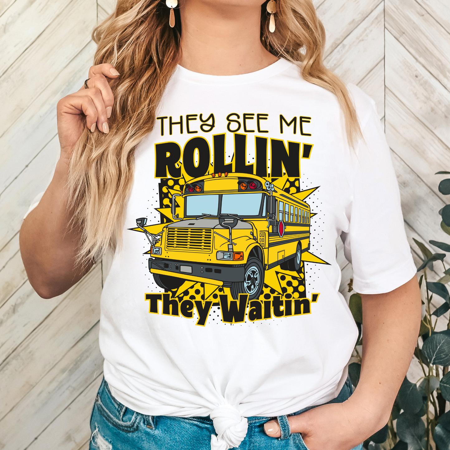 The See Me Rollin' They Waitin' (Bus Driver) Full Color DTF Transfer