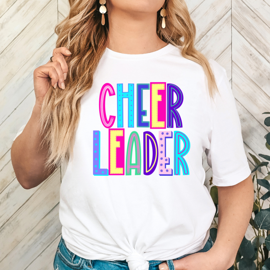 Cheer Leader (Marquee) Full Color DTF Transfer