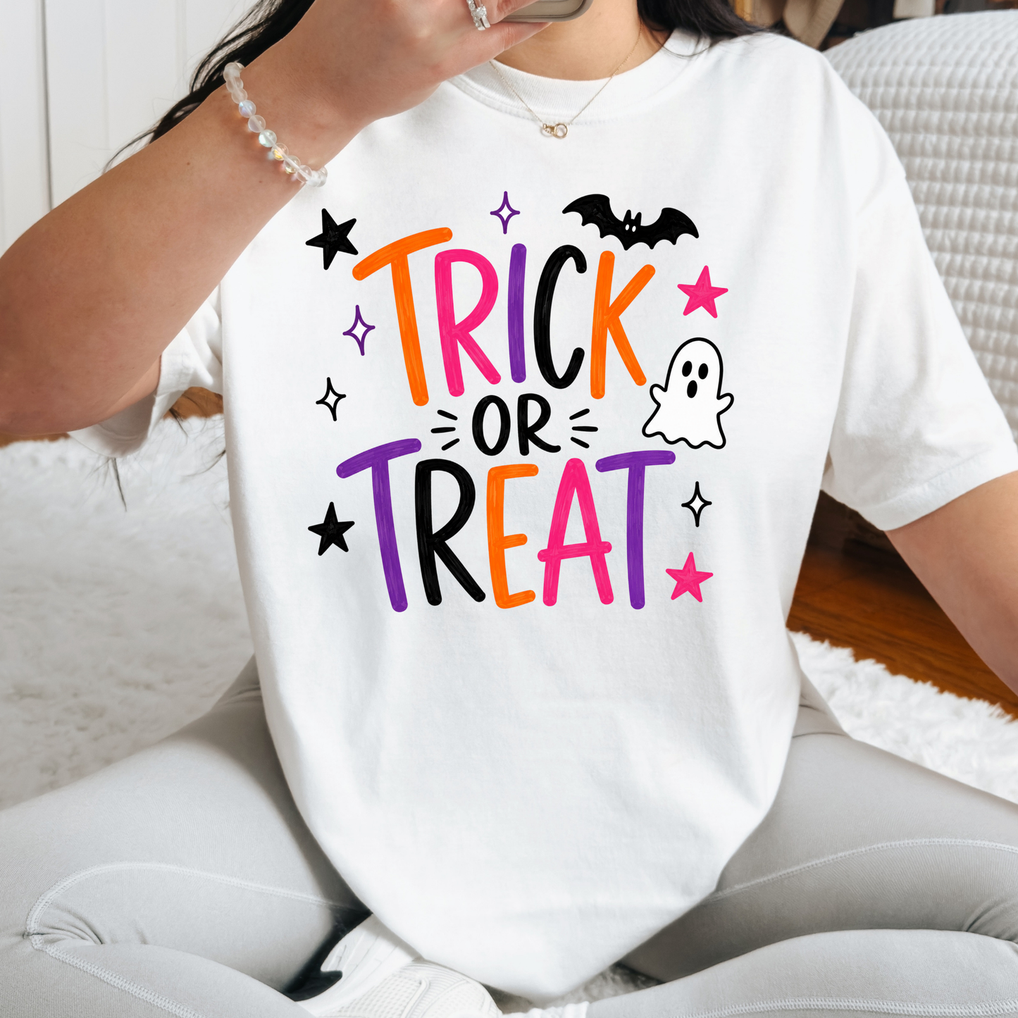 Trick or Treat Full Color DTF Transfer