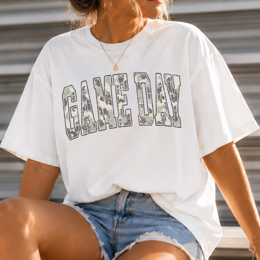 Game Day Camo Full Color DTF Transfer