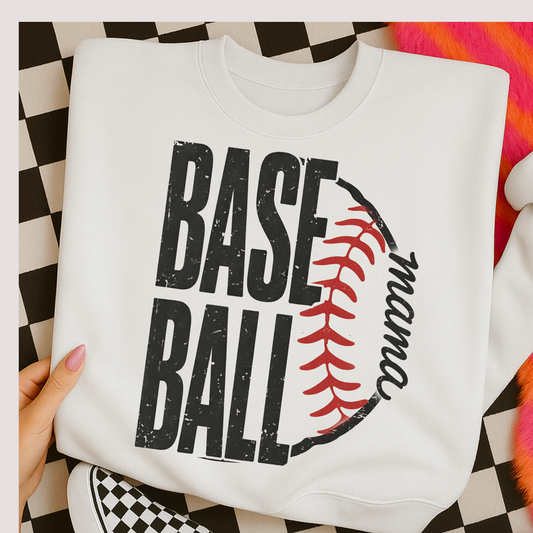 Baseball Mama Full Color DTF Transfer