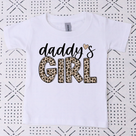 Daddys Girl Leopard Full Color DTF Transfer