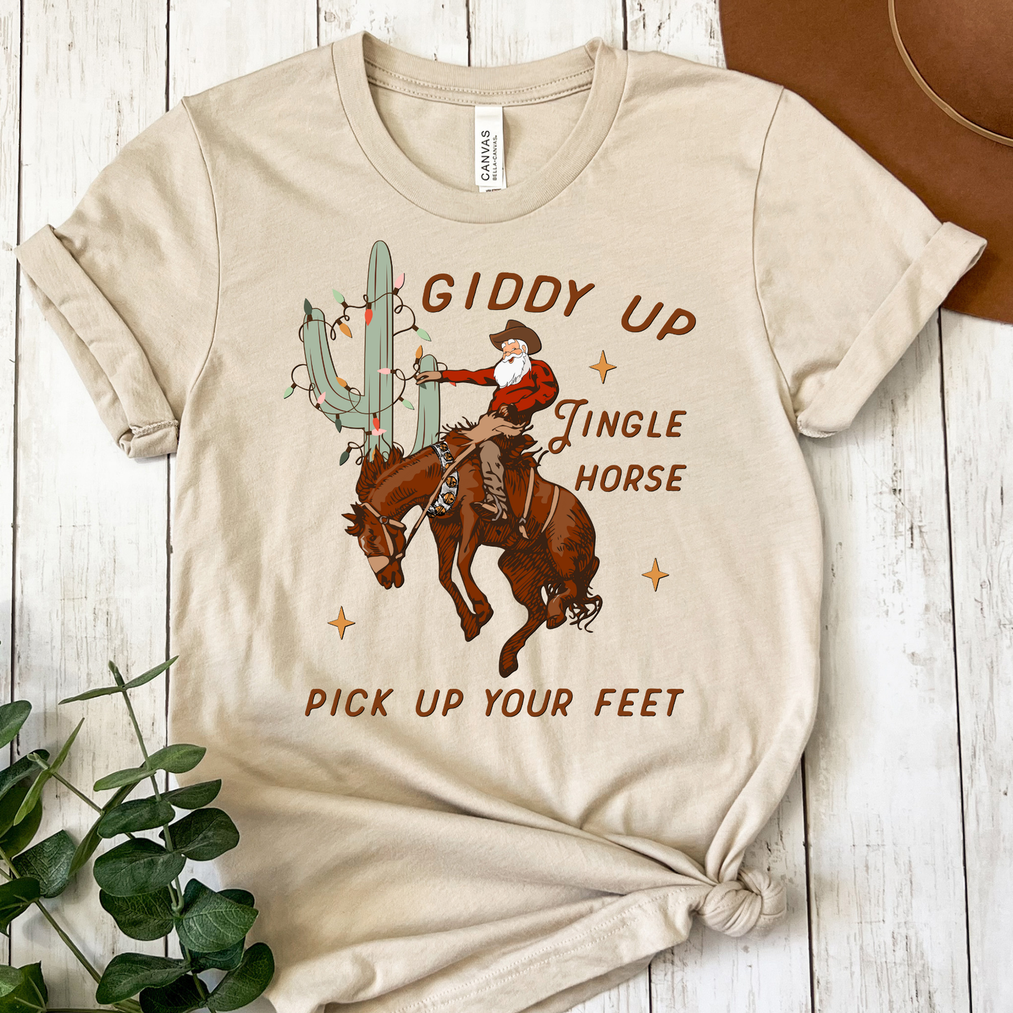 Giddy Up Jingle Horse Full Color DTF Transfer